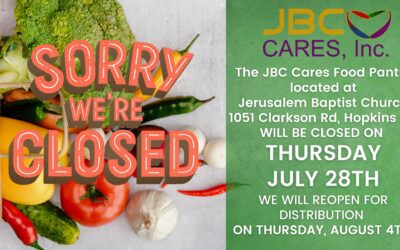 Pantry Closed This Thursday