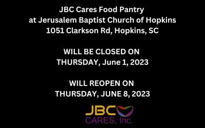 Pantry Closed This Thursday